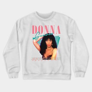 Donna Summer / Retro Style Fan Art Design Crewneck Sweatshirt